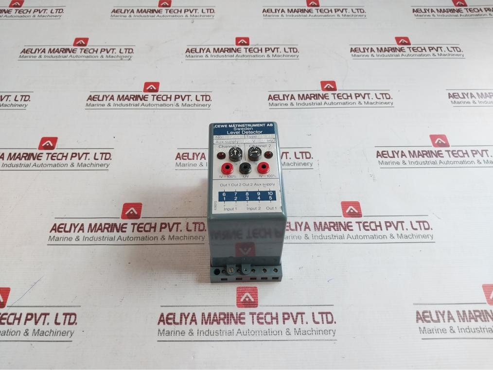 Cewe Mätinstrument Ctg 21 Level Detector 220V Ac 60 Hz 0-10Ma