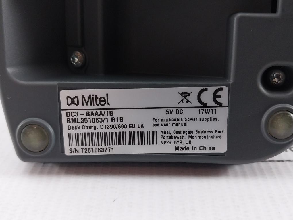 Charging-Station-Power-Supply-100-240V-50-60Hz-0-3A-Mitel-DC3-BAAA-1B-209877-11