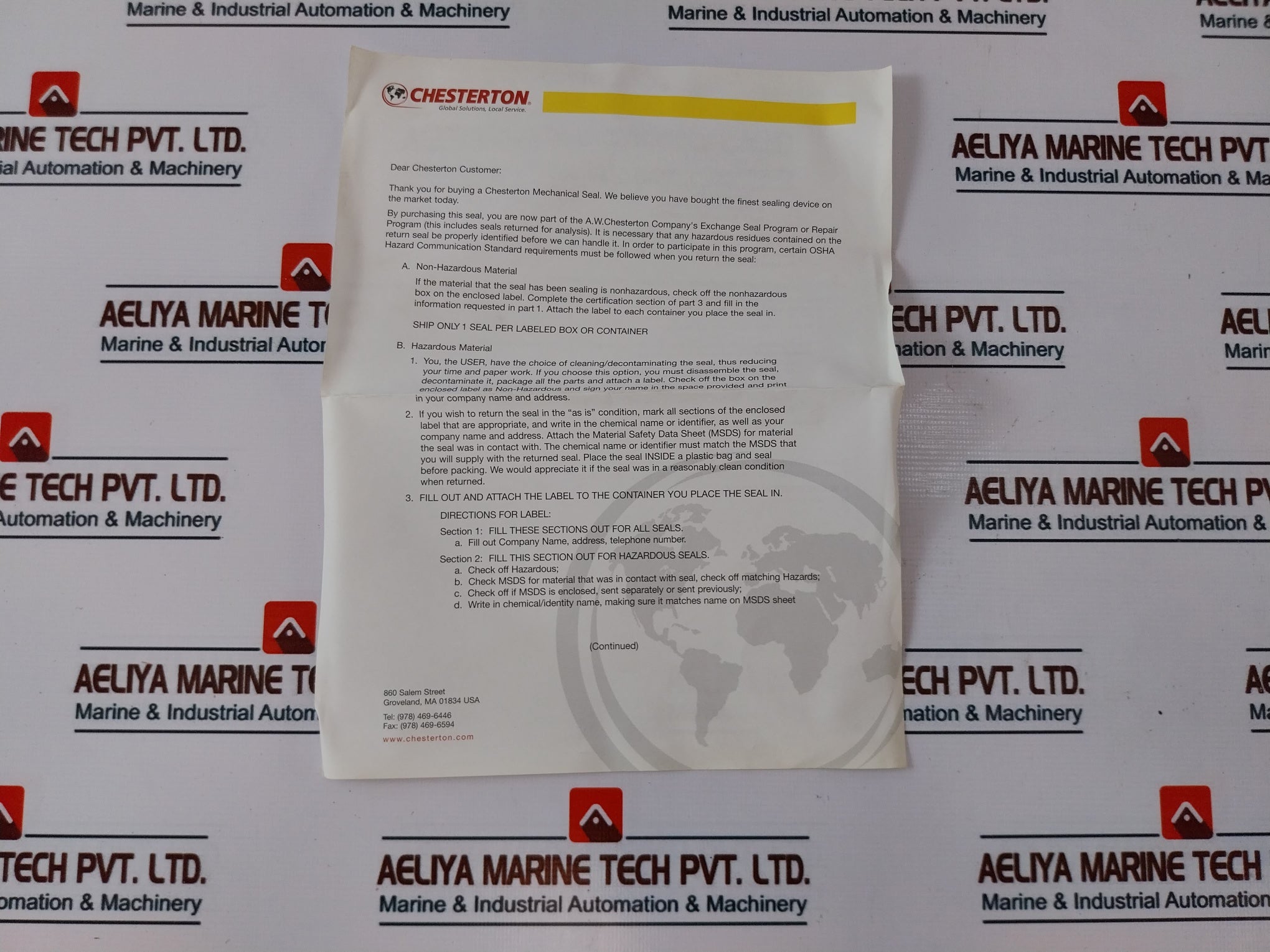 Chesterton 155 Fkm Rebuild Spare Part Kit Seal Size – 13