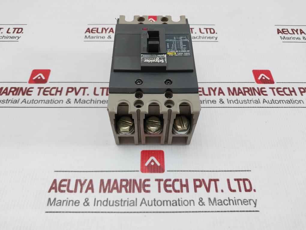 Circuit Breaker 690v-50/60hz By Schneider Electric Ezc100n 80a