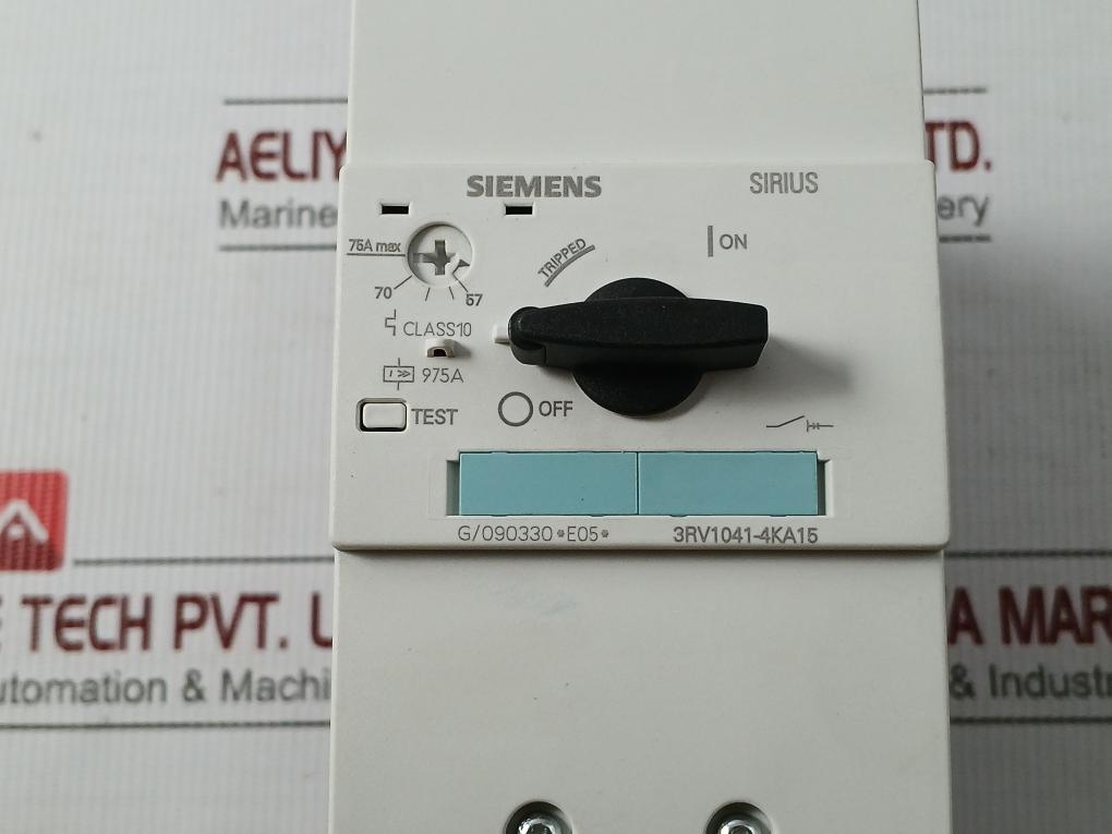 Circuit Breaker 3Rv1041-4Ka15 Siemens 50/60Hz 600V