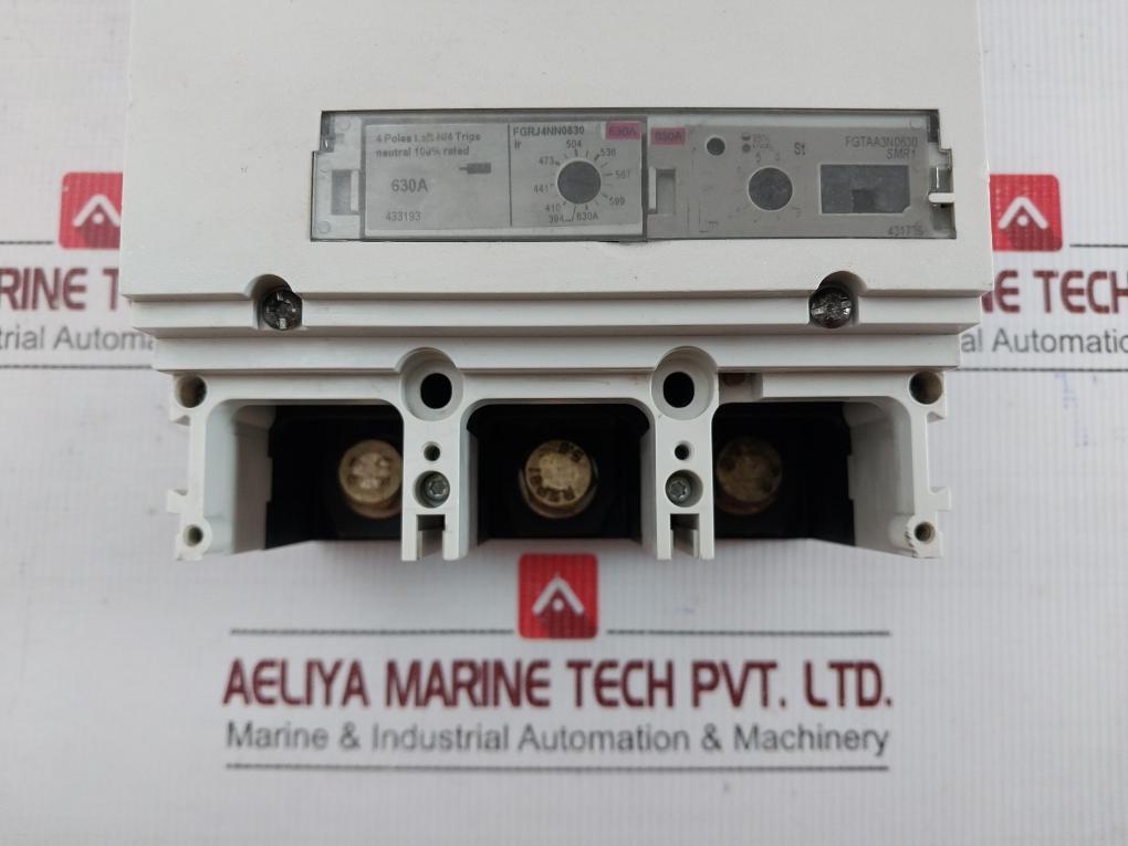 Circuit Breaker 4 Pole Fgh306F630Nf General Electric 750V 50/60Hz