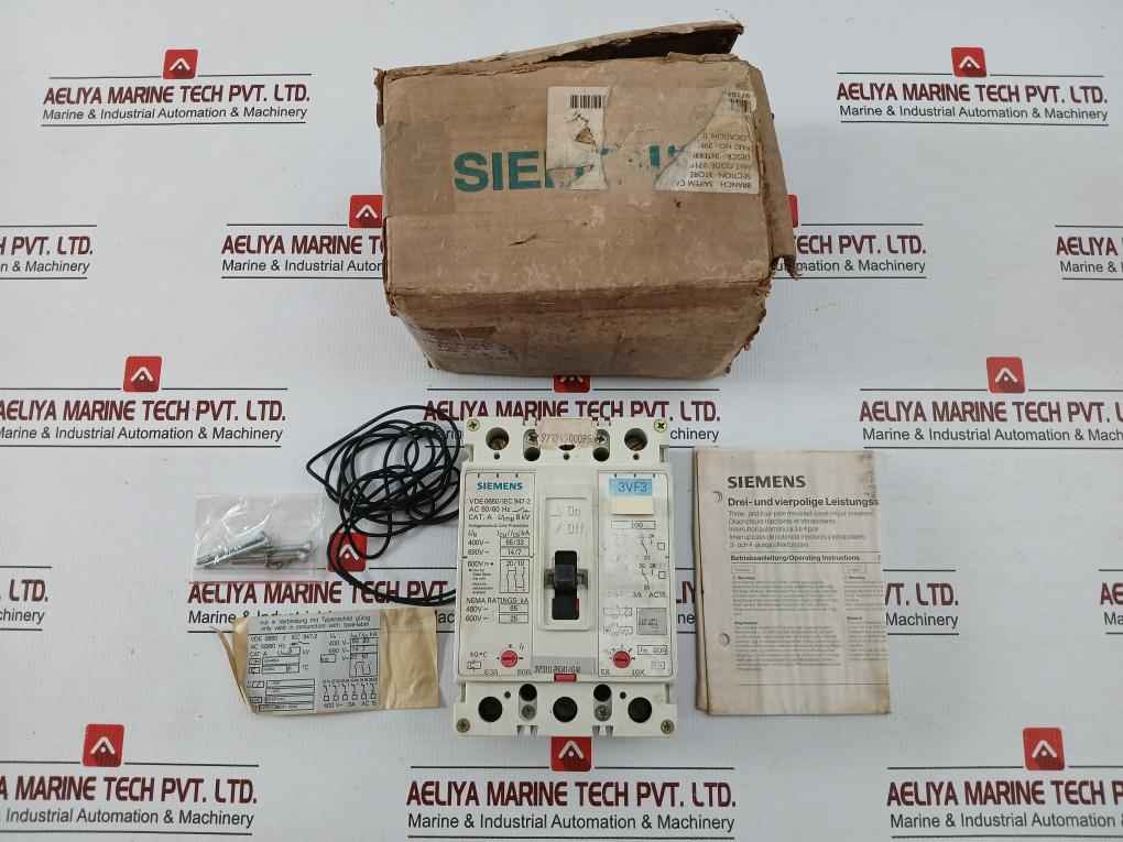 Circuit Breaker With Coil 3Vf3111-2Bq41-1Ga0 Siemens Uimp-8 Kv