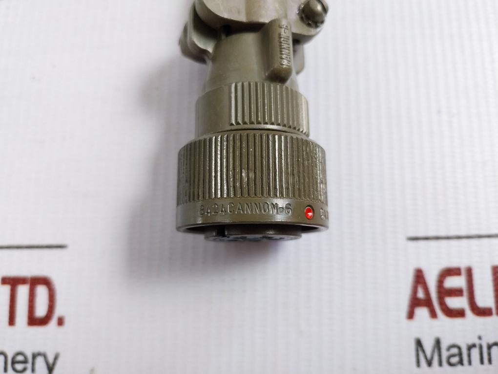 Circular Mil Spec Connector Ca 3106 E16S-8S-b-f 80 Itt Cannon