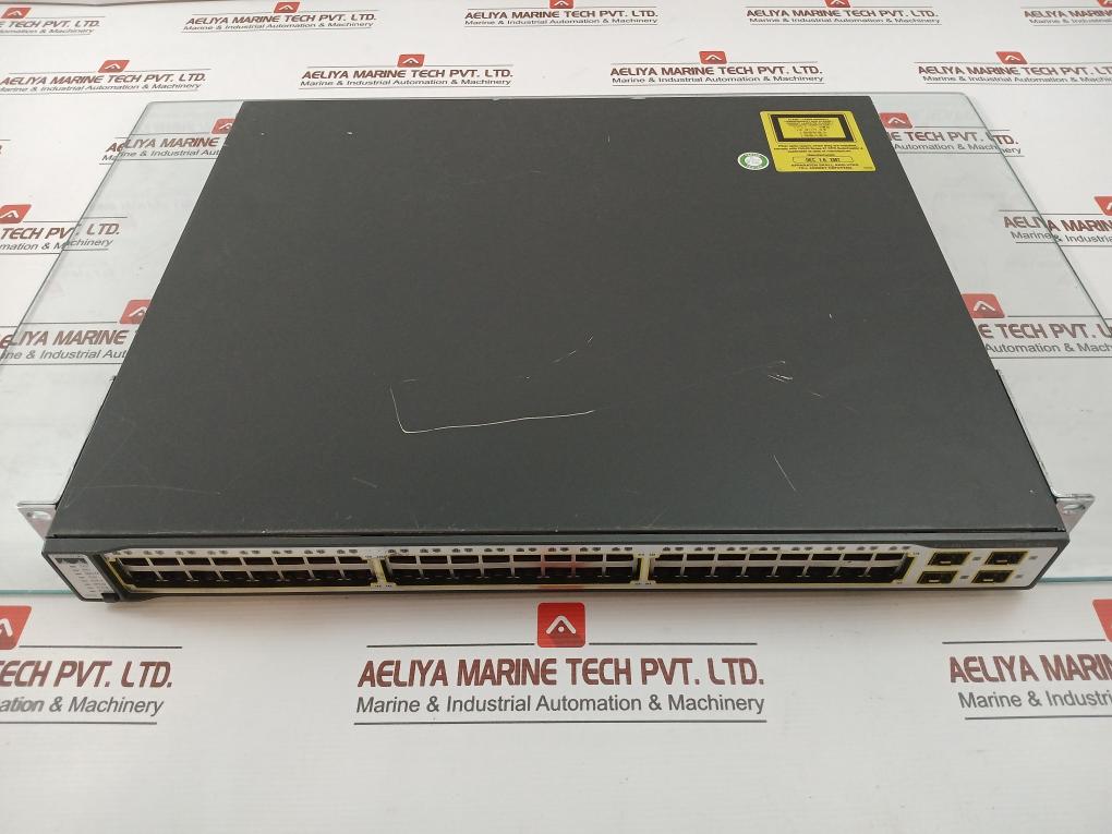 Cisco-Systems-100-240V-50-60Hz-Rev-B0-48-port-Ethernet-Switch-Ws-c3750-48Ps-s-210110-1