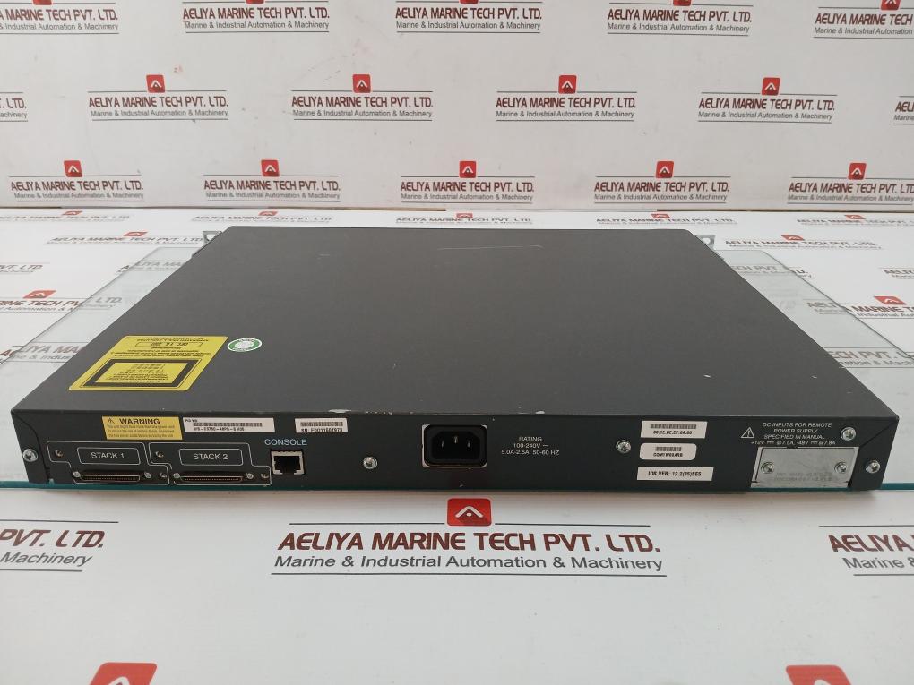 Cisco-Systems-100-240V-50-60Hz-Rev-B0-48-port-Ethernet-Switch-Ws-c3750-48Ps-s-210110-3