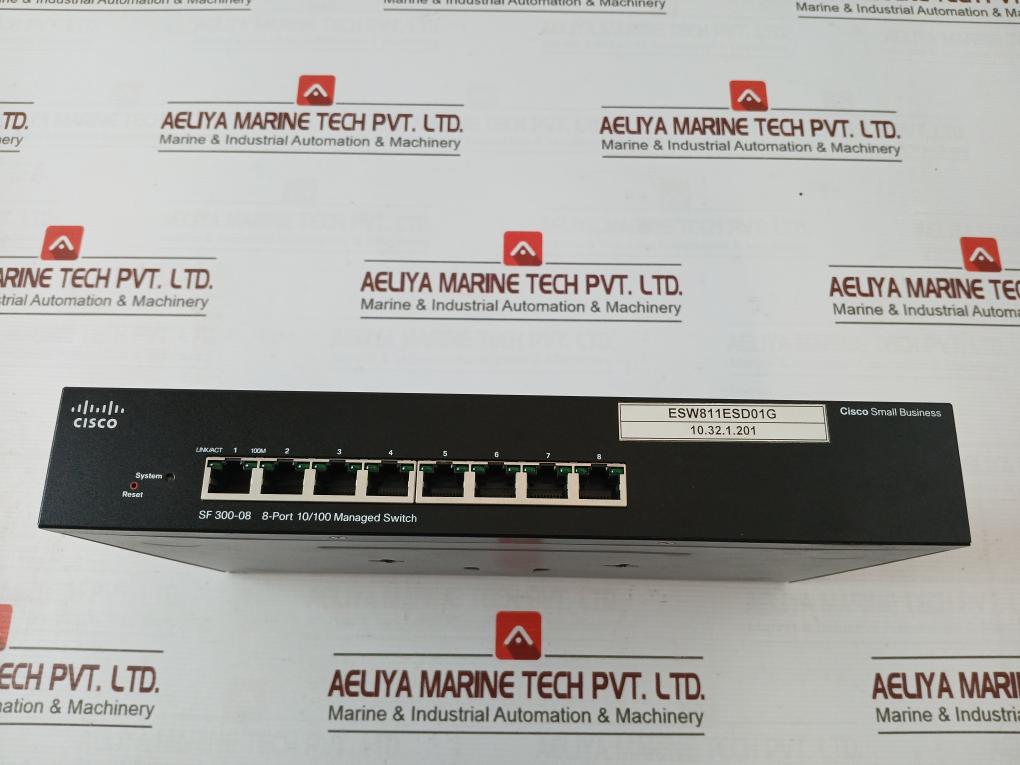Cisco Sf 300-08 300 Series Managed Switch 12V Dc 1A Esw811Esd01G 6C504D534Da7