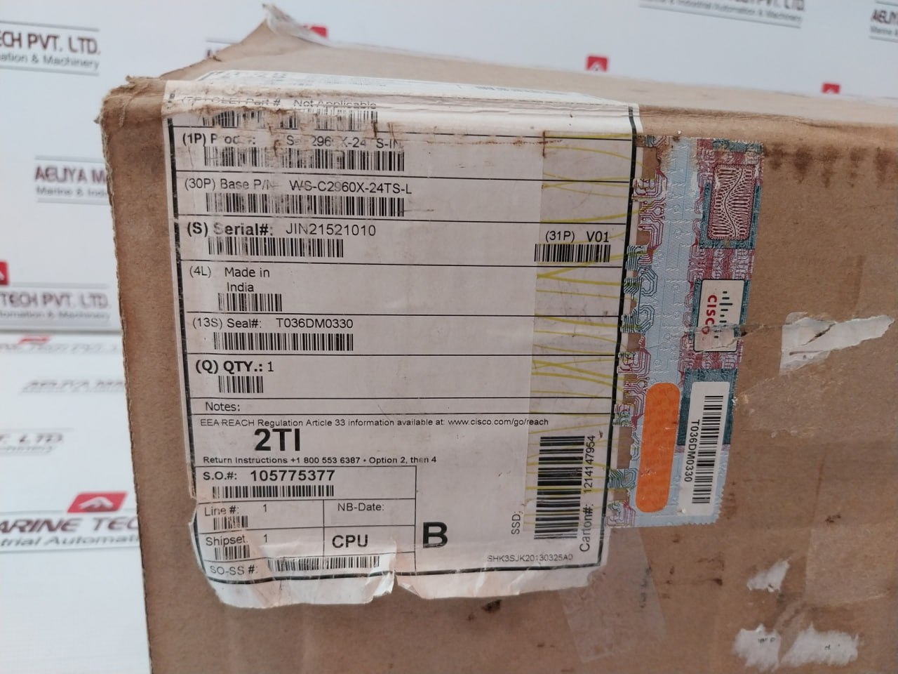 Cisco Ws-c2960X-24Ts-l Stackable Gigabit Ethernet Switch Set 50-60Hz 100-240V
