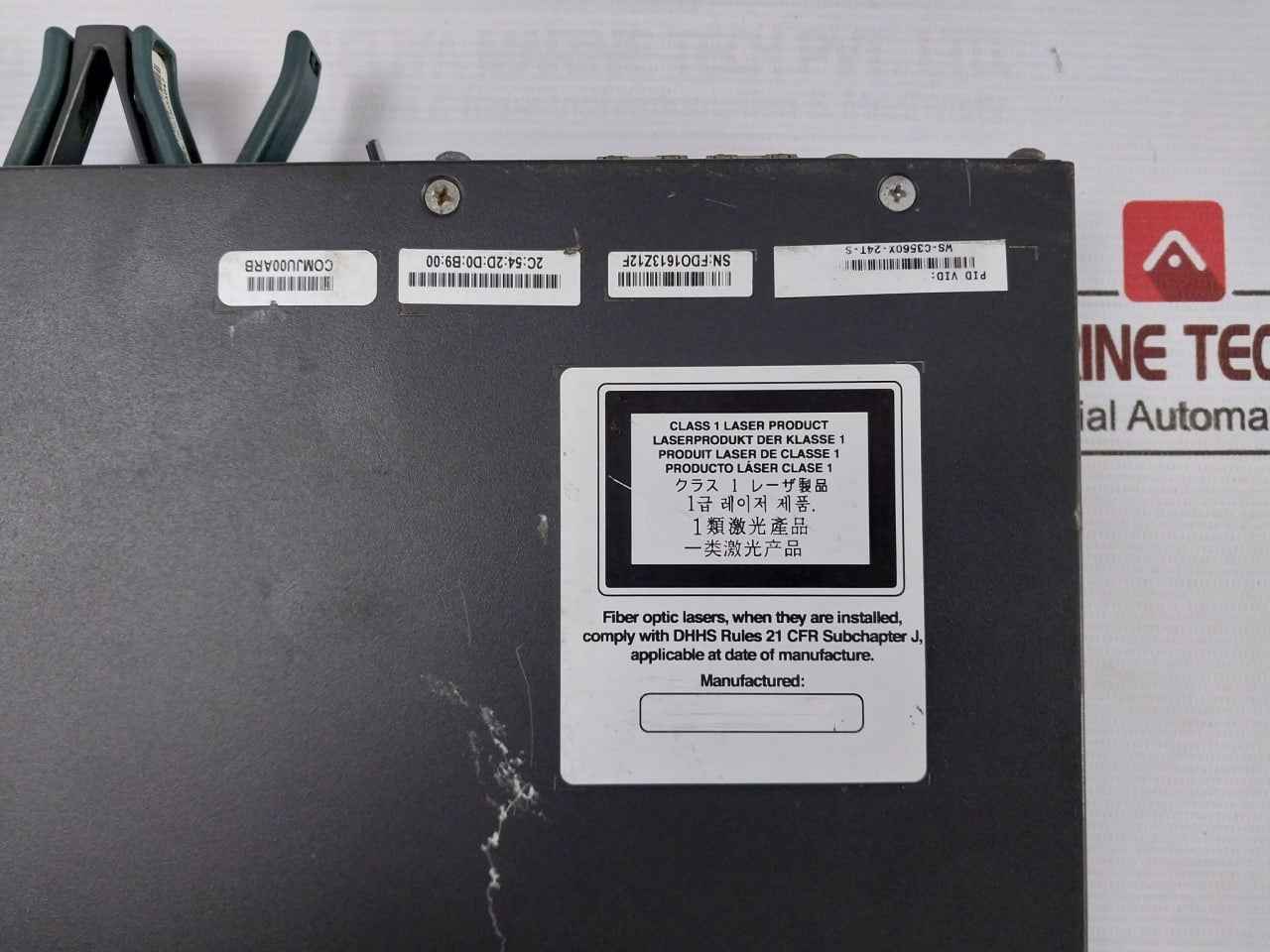 Cisco Ws-c3560X-24T-s Managed Network Switch Pa-1351-1-lf Gfc0412Ds