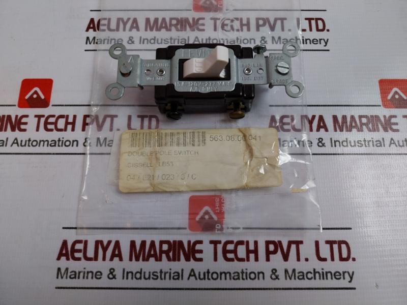 Cissell Lb53 Double Pole Switch 15a 120-277v A.c. 563.08.00.041