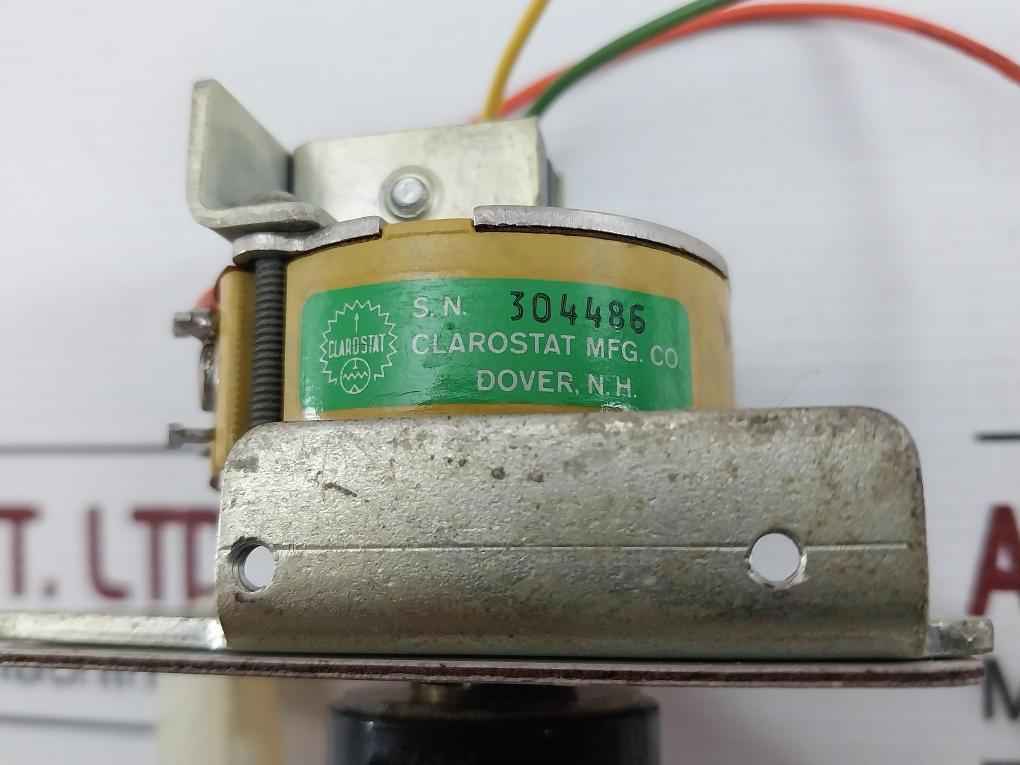 Clarostat Rdwet-217F&C-j881 Potentiometer Temperature Control Assembly