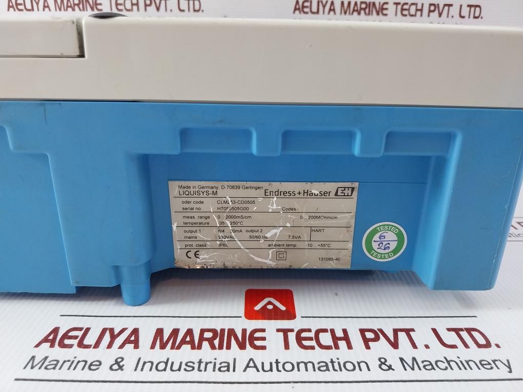 Clm253-cd0505 Conductivity Transmitter 230Vac 50/60Hz Endress+Hauser