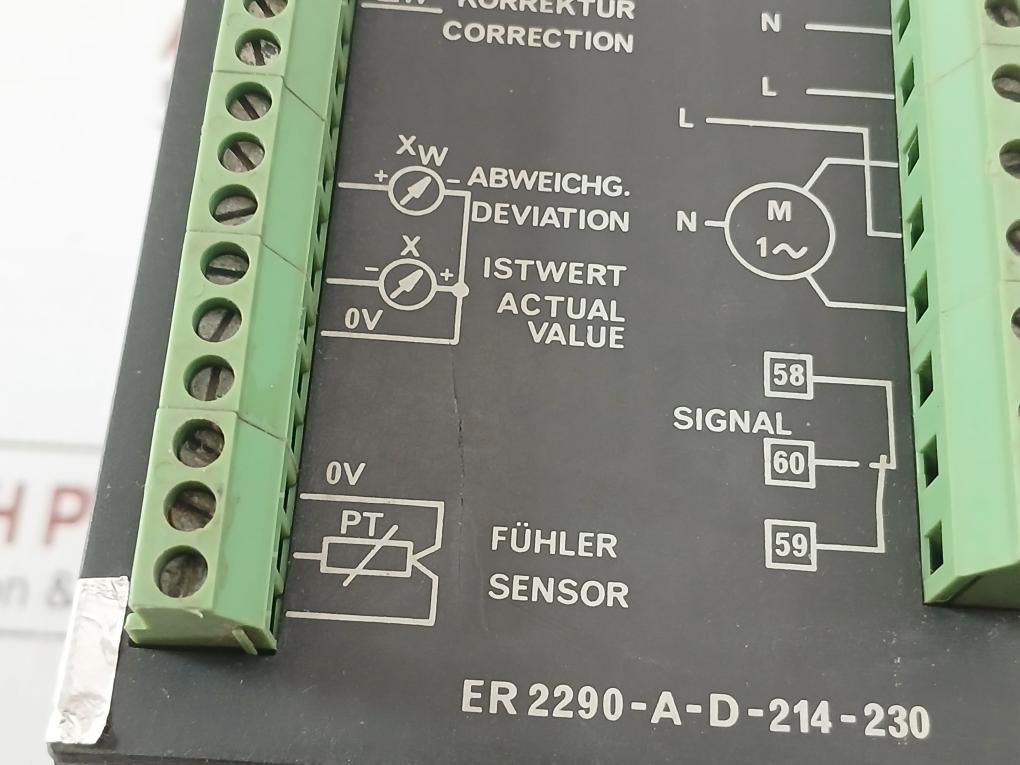 Clorius Electronic Temperature Controller 0 To 120°C230V Er2290-a-d-214-230