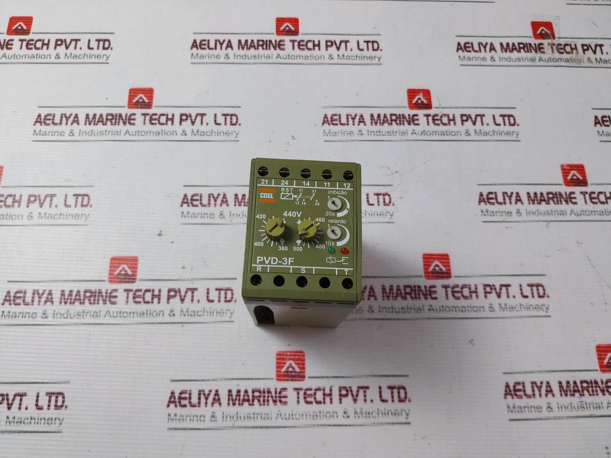 Coel Pvd-3F Voltage Monitor 440V 60Hz