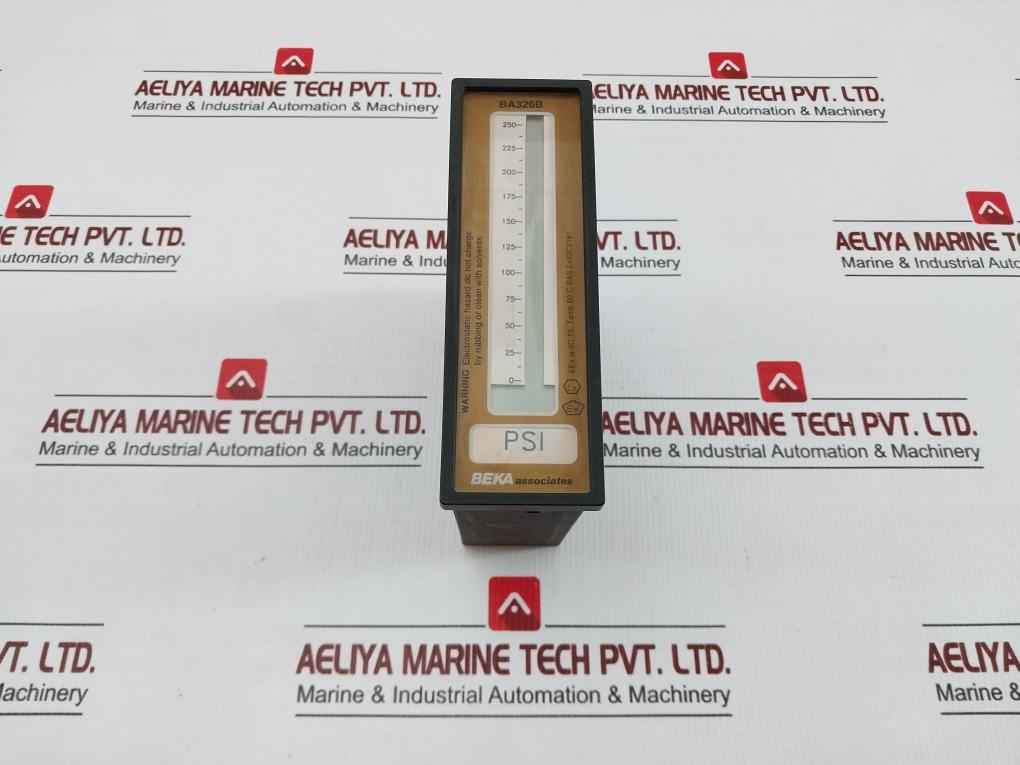 Combined Indicator Ba326B Beka Associates 4/20Ma 40V 000 To 250 Psi