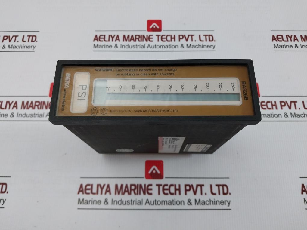 Combined Indicator Ba326B Beka Associates 4/20Ma 40V 000 To 250 Psi