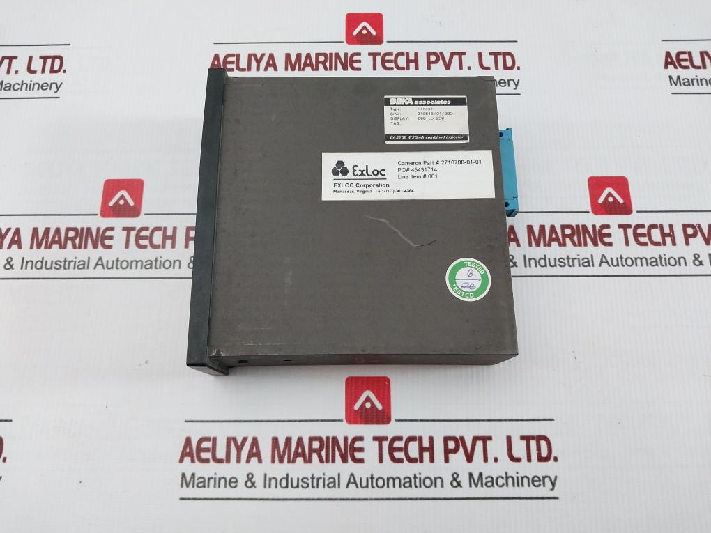 Combined Indicator Ba326B Beka Associates 4/20Ma 40V 000 To 250 Psi