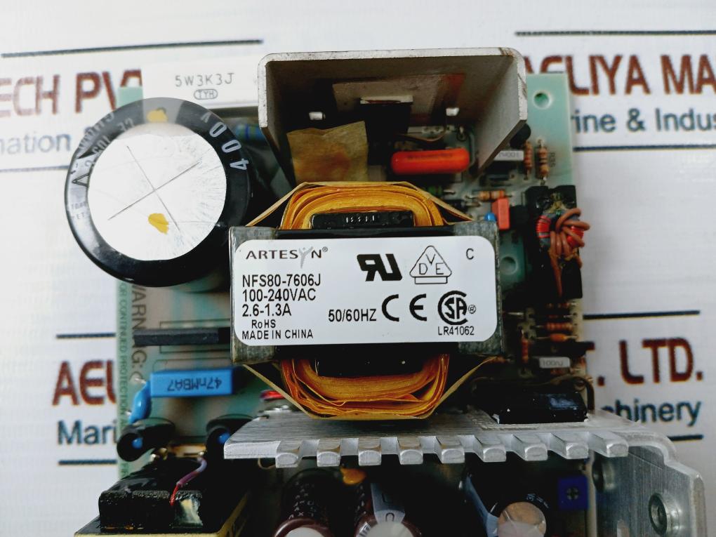 Computer Products 510160 Rev: J Power Supply Board Nfs80-7606J