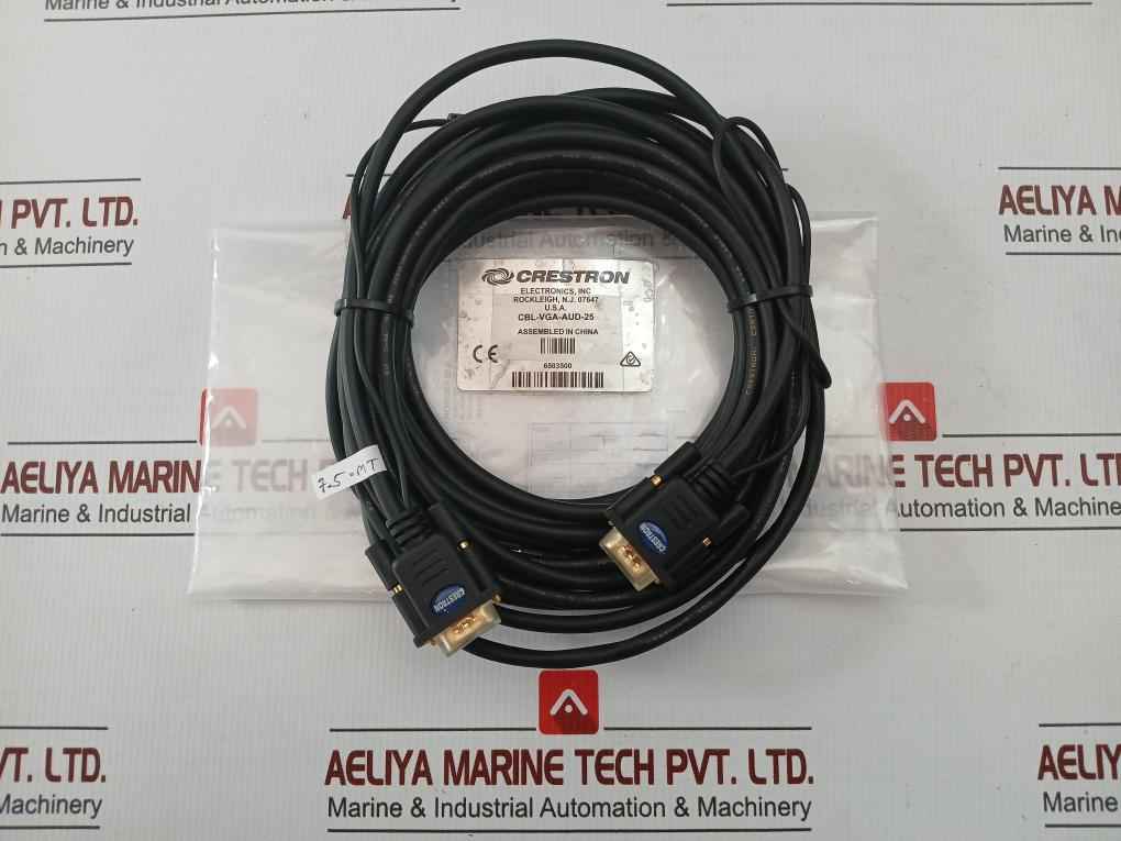 Computer Vga Interface Cable With Audio Length 7.5 Meter Crestron Cbl-vga-aud-25
