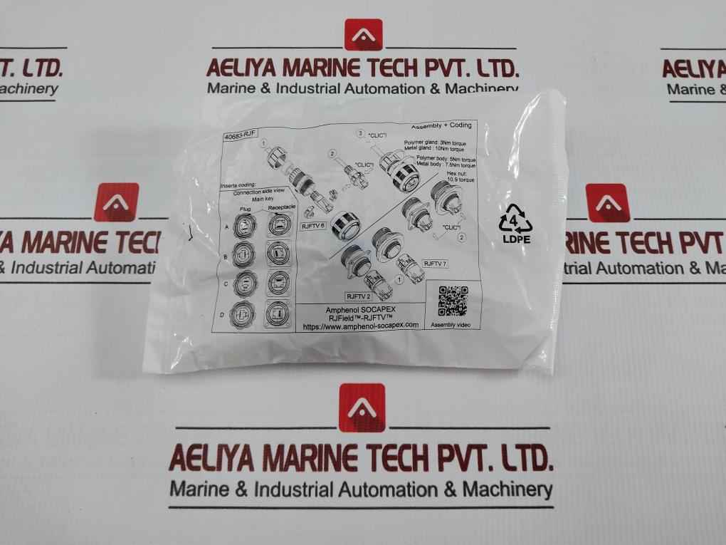 Connector Plug Rjftv6Mg Amphenol Socapex