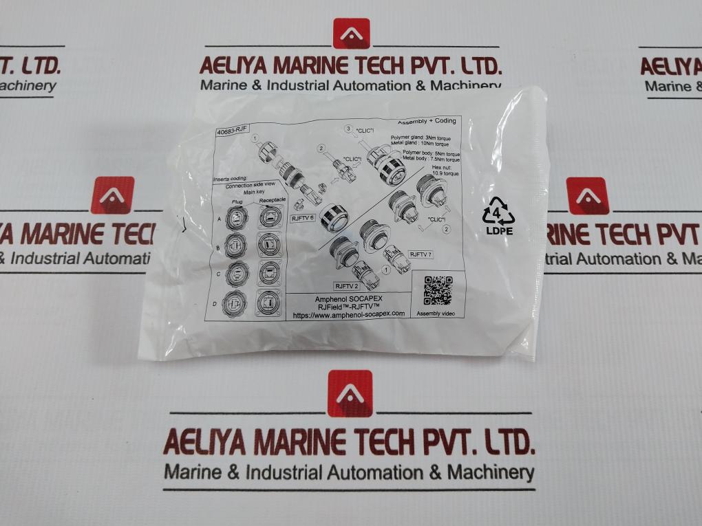 Connector Plug Rjftv6Mg Amphenol Socapex