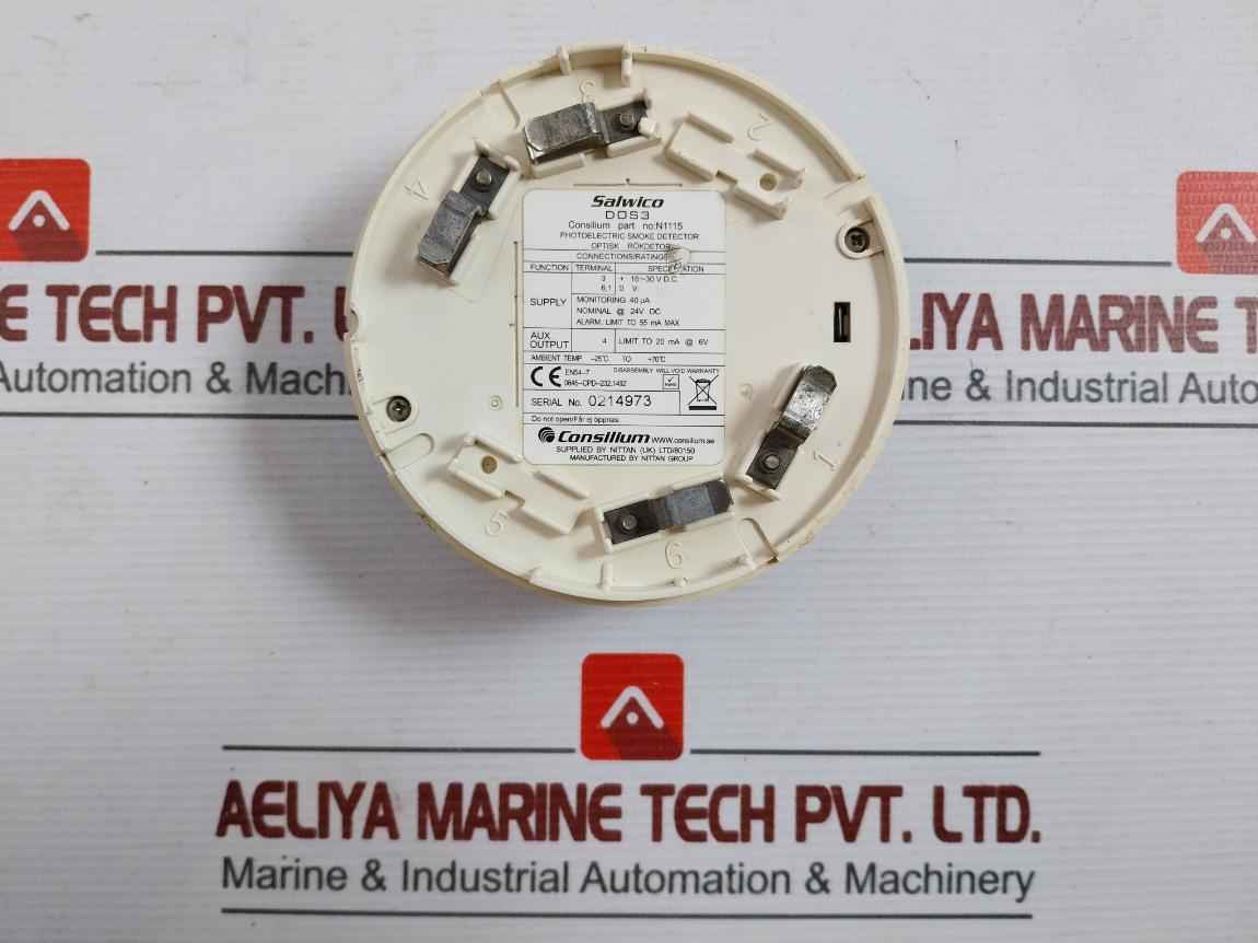 Consilium Dos3 Photoelectric Smoke Detector 16-30 V Dc