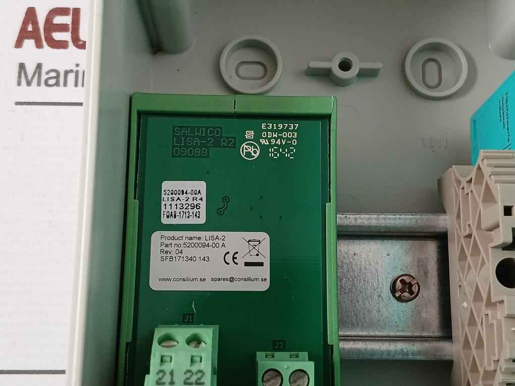 Consilium N1790 Ns-isolator-a Intrinsically Safe Isolator Rev 3A 5200094-00 A