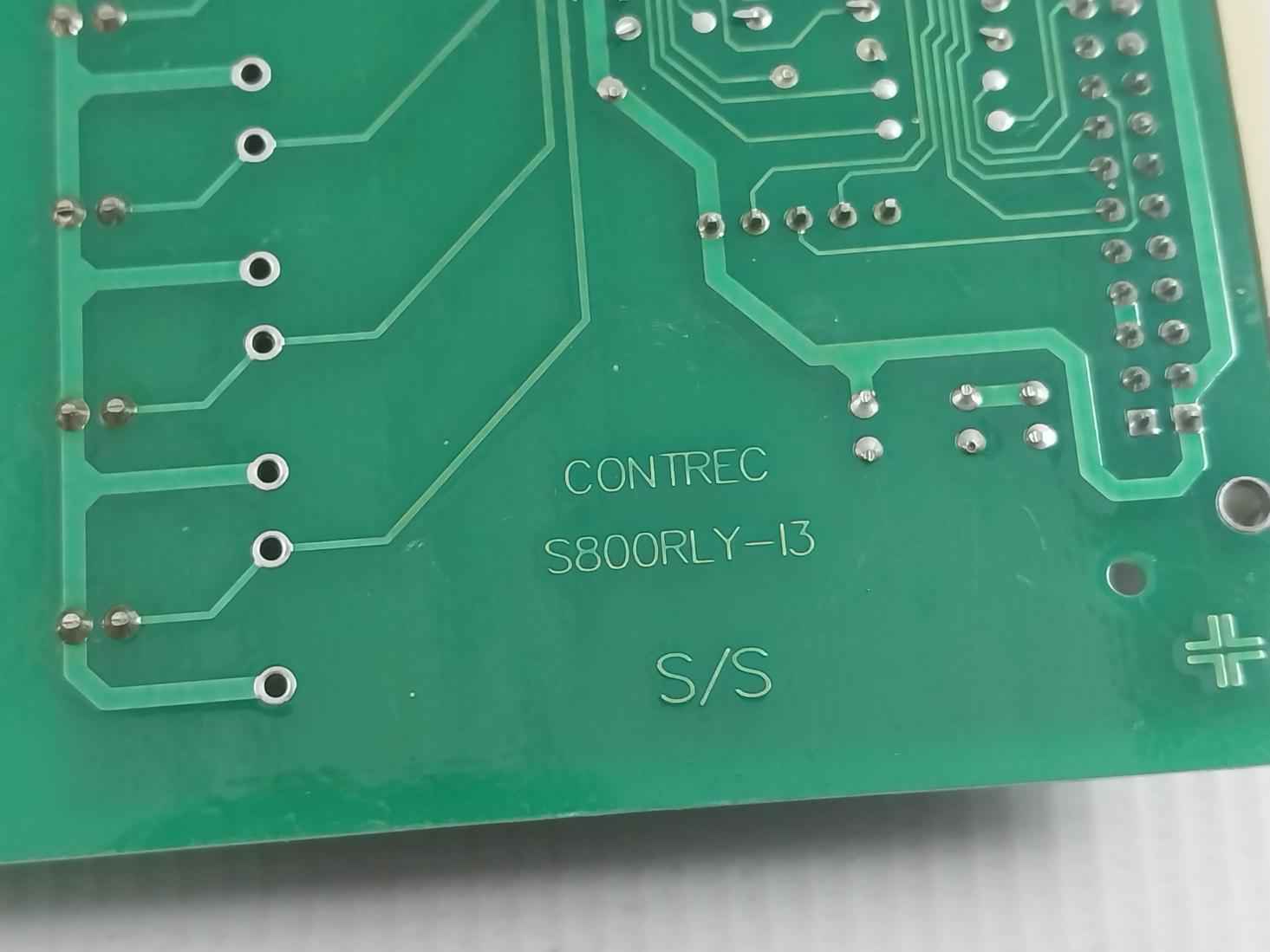 Contrec S800Rly-i3 Printed Circuit Board E257384 Gs-002
