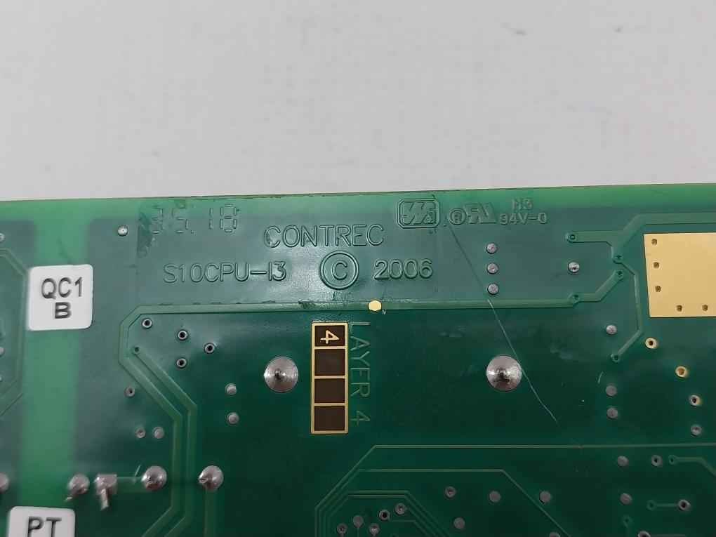 Contrec S10Cpu-i3 Printed Circuit Board Ca19W51400118 Used