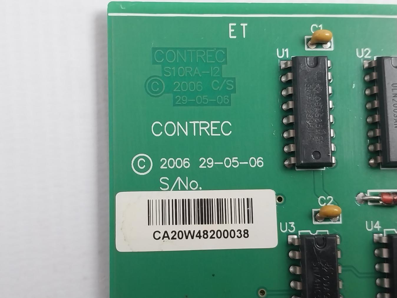 Contrec S10Ra-i2 Printed Circuit Board S10Ra-sss-i2