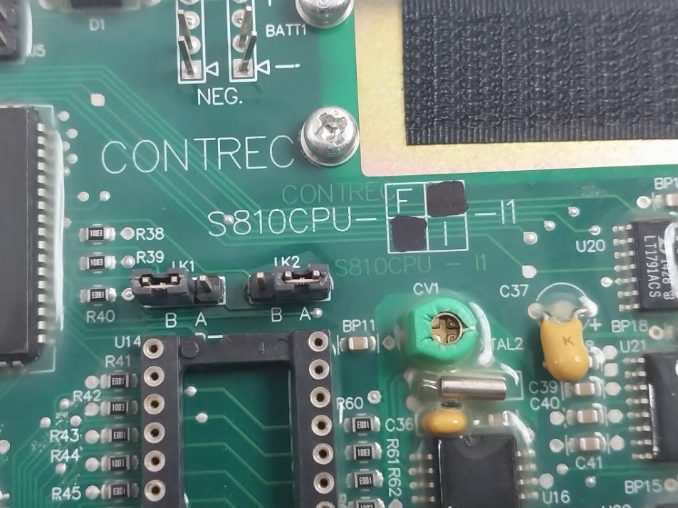 Contrec S810Cpu-i1 Control Board Pcb