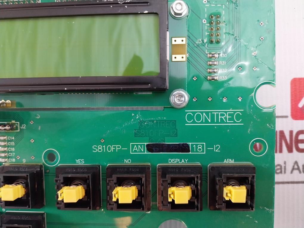 Contrec S810Fp-an18-i2 Pcb For Preset Controller Rev A S0953E2-b0