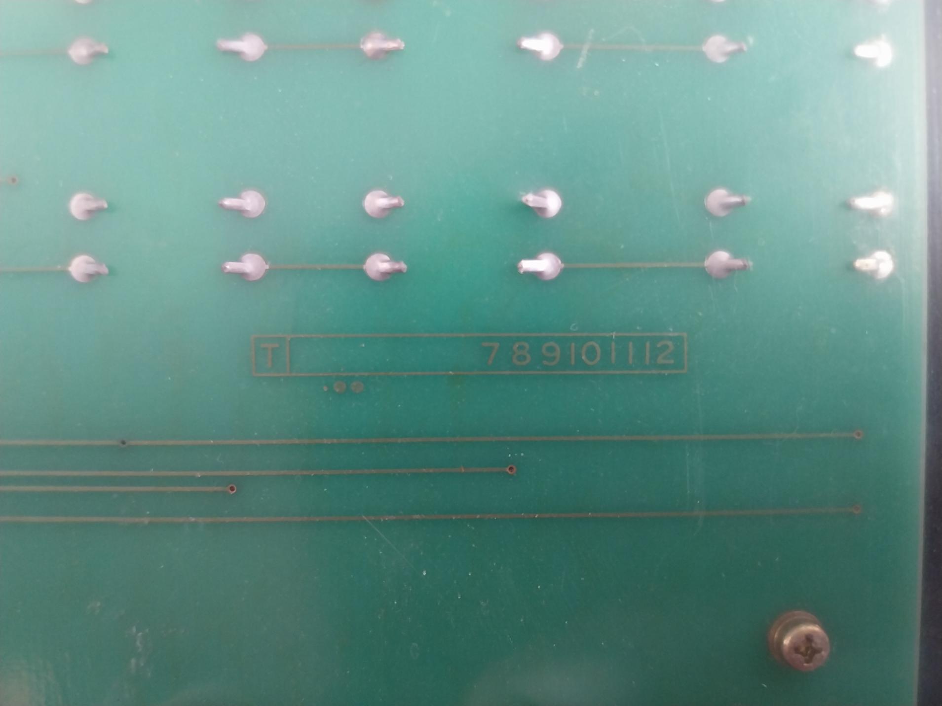 Control Panel Keyboard Part No. N860-3747-t011 Fujitsu