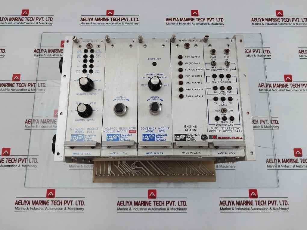 Control Rack Module 9603, 1026, 8991 Rev. E 1981 Integrated Power Systems