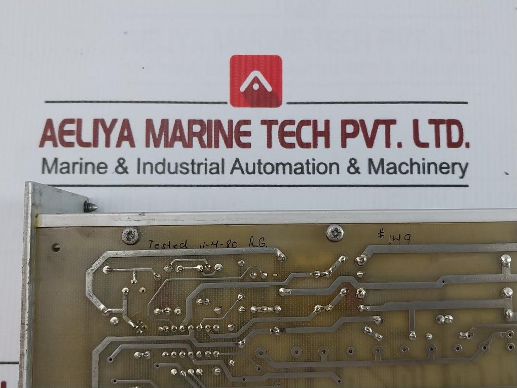 Control Rack Module 9603, 1026, 8991 Rev. E 1981 Integrated Power Systems