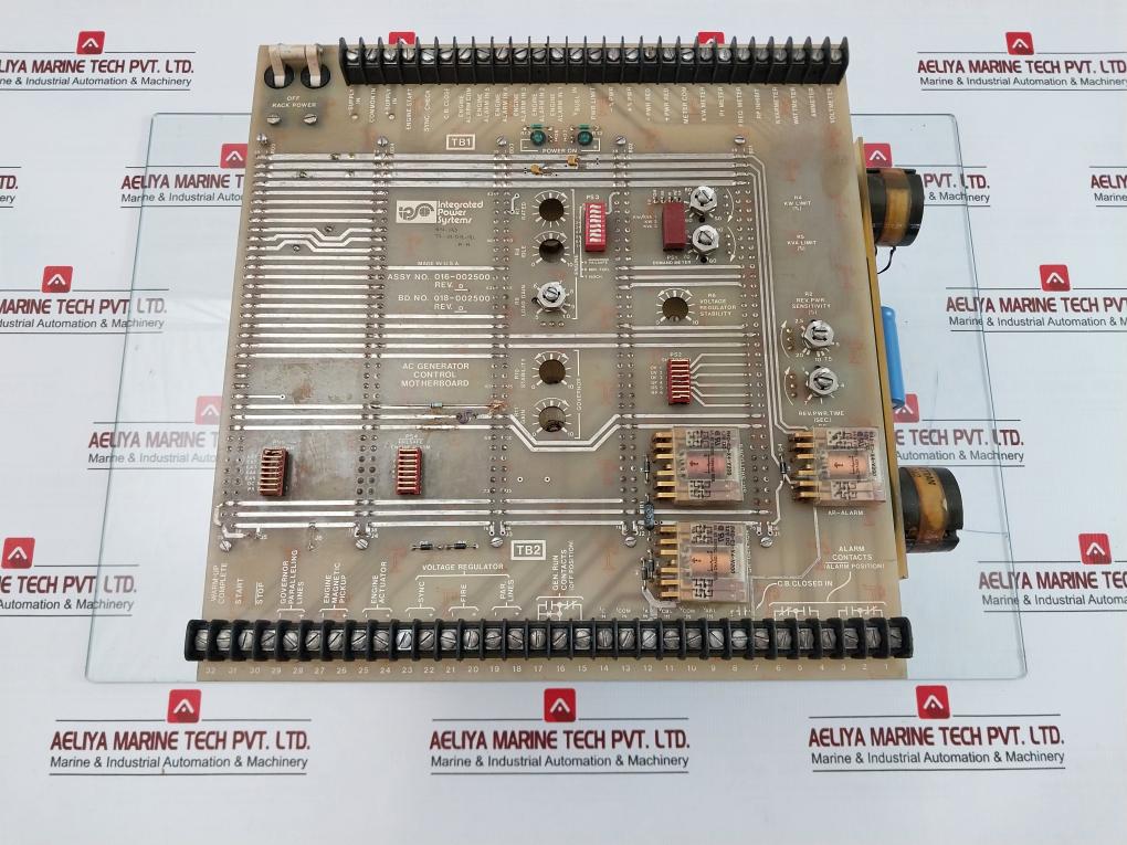 Control Rack Module 9603, 1026, 8991 Rev. E 1981 Integrated Power Systems