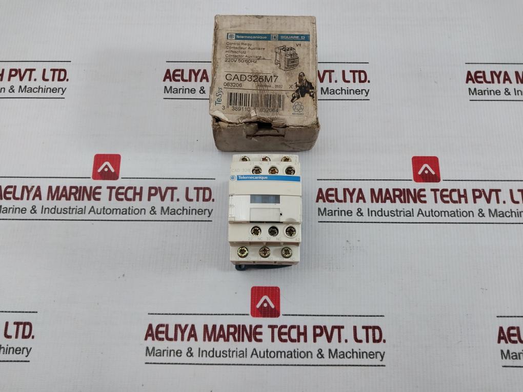 Control Relay Cad326M7 Telemecanique 220V 50/60Hz