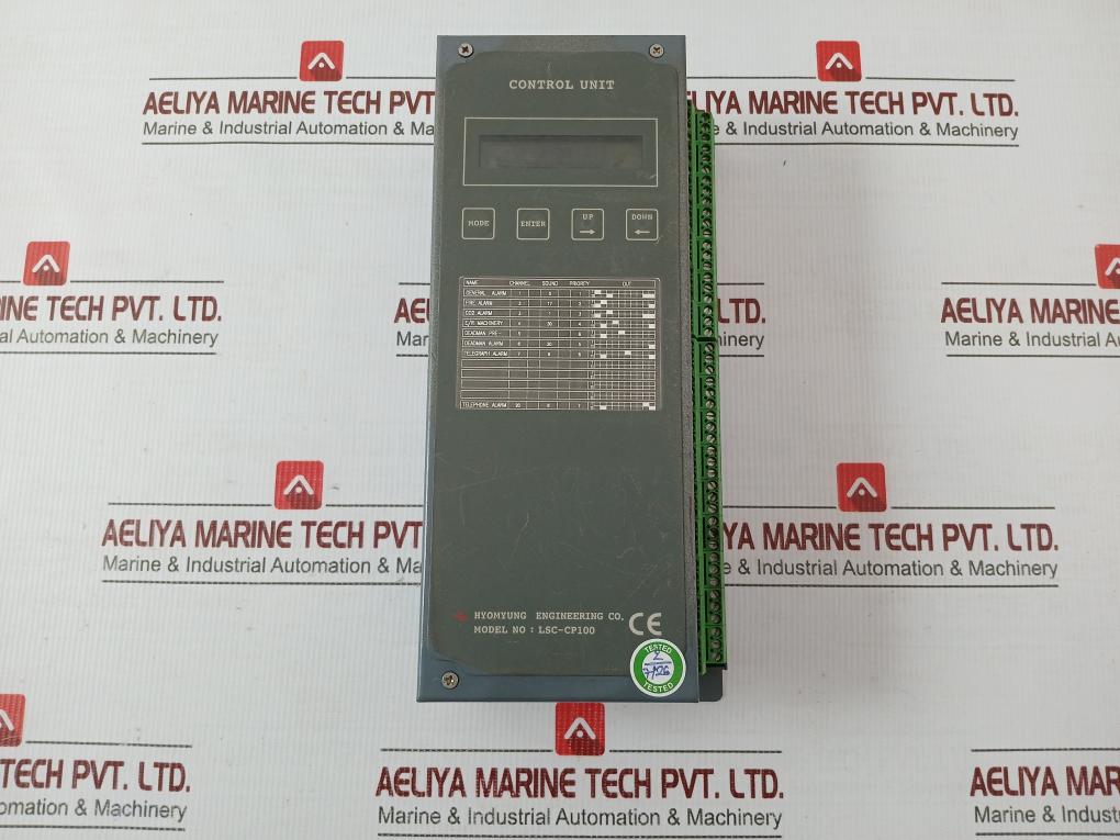 Control Unit Lsc-cp100 Hyomyung Engineering 24Vdc