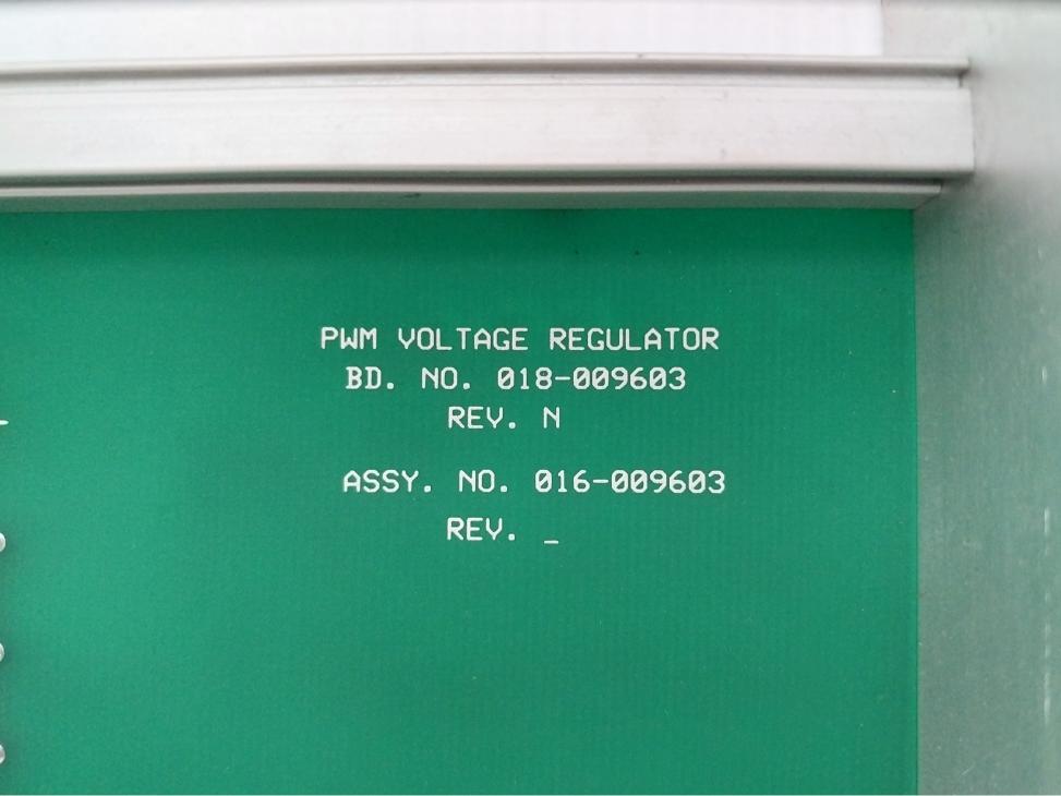 Control Rack Module 9603, 1026, 8991 Rev. E 1981 Integrated Power Systems