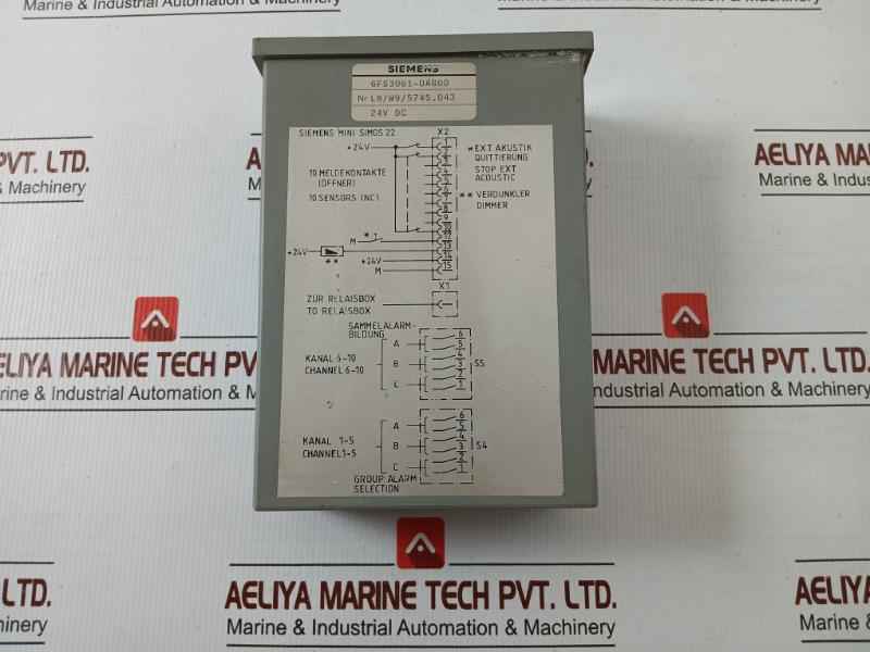 Controller Module Mini-simos 22 Siemens 24V