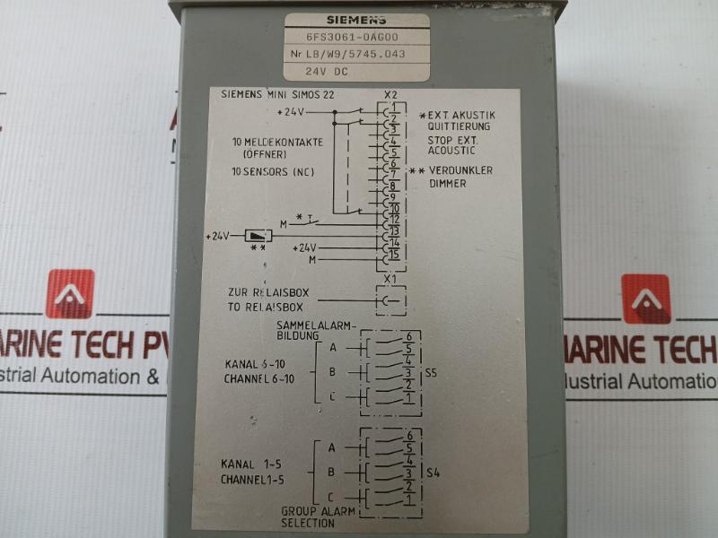 Controller Module Mini-simos 22 Siemens 24V