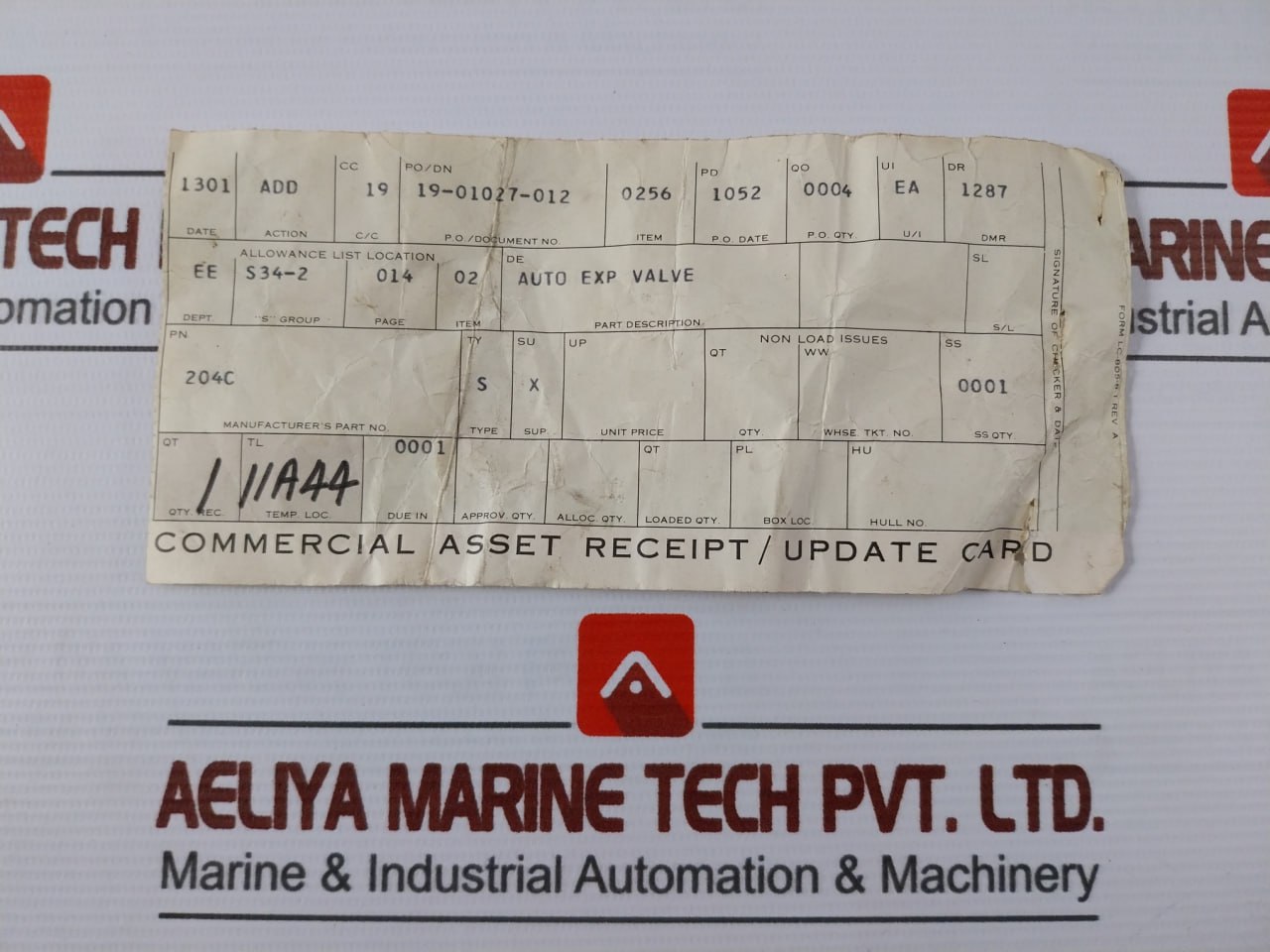 Controls 204C Air Conditioning Expansion Check Valve