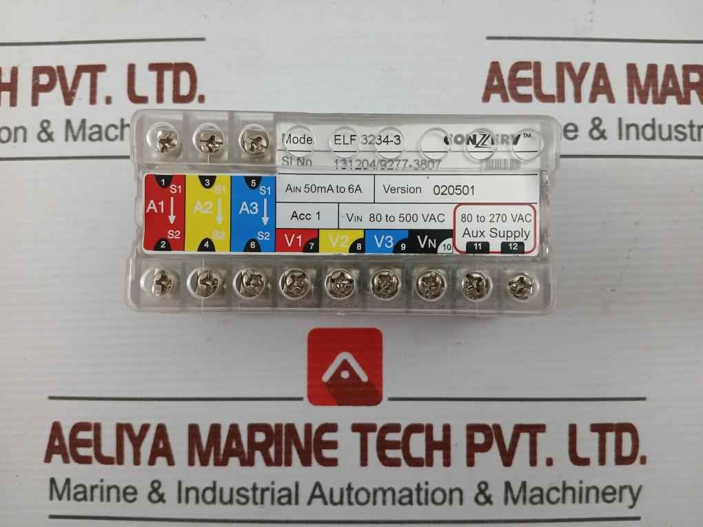 Conzerv Elf 3234-3 Digital Energy, Power & V,A,F Meter