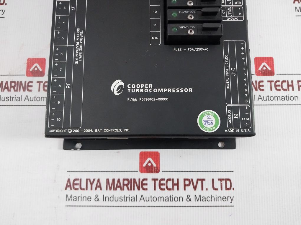Cooper-Turbocompressor-Main-Logic-Module-24vdc-CN-MLM2-Bay-Controls-8