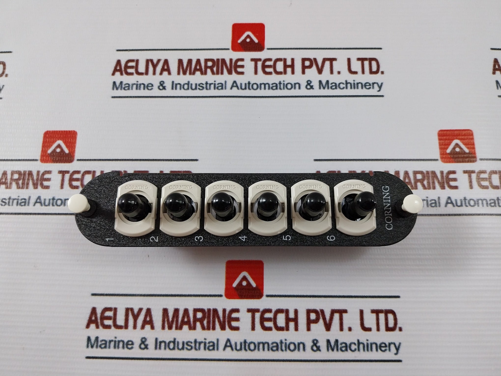 Corning 180685-cch-co06-15 6 Port Cch Connector Panels W/6 Mm/Sm