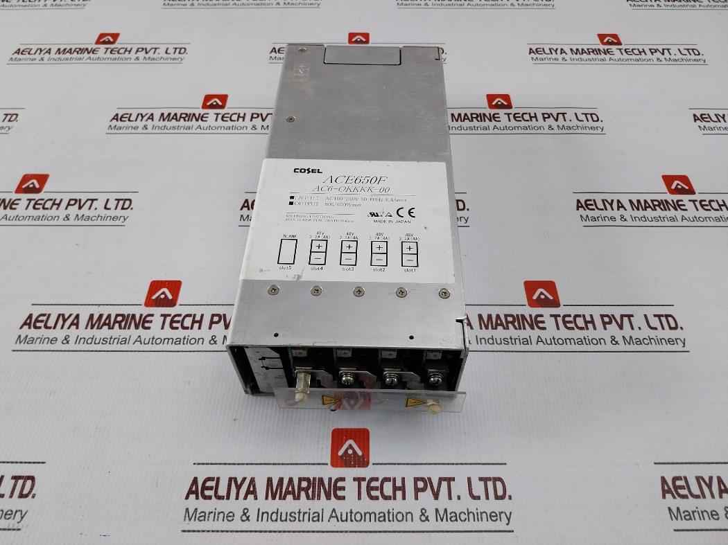 Cosel Ace650F Ac-dc Power Supply Ac100-240V 50-60Hz 8.4A Max