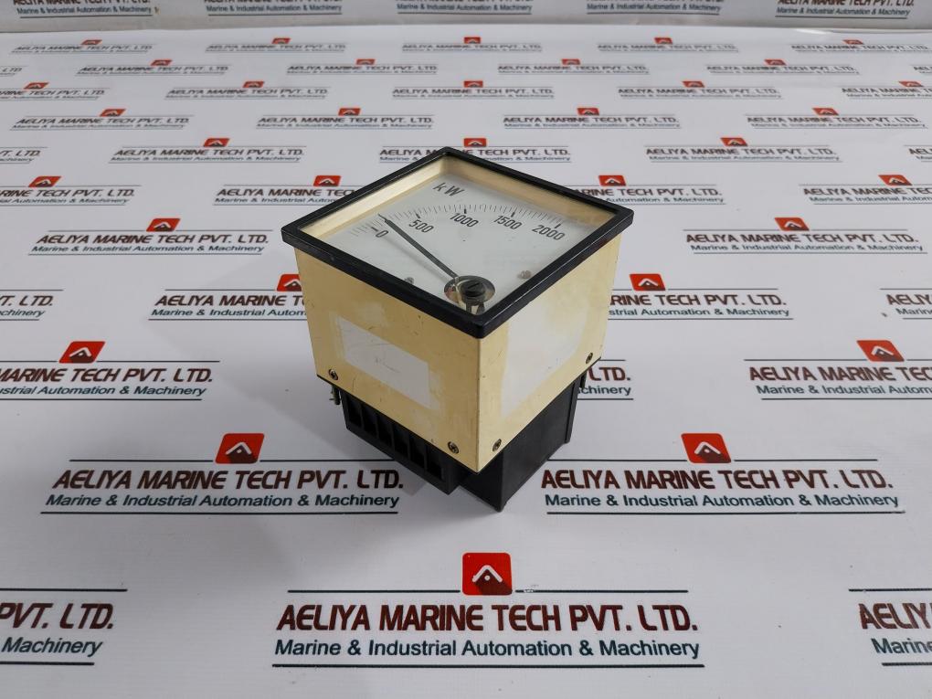Crompton 0-2000 Kw Analog Panel Meter
