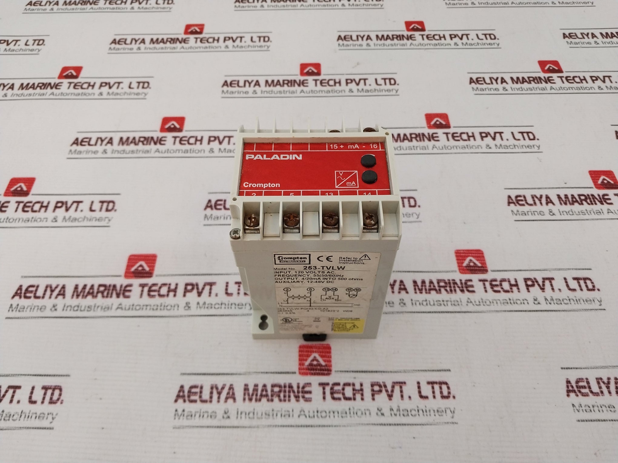 Crompton 253-tvlw Voltage Transducer 120 V 55(50/60) Hz