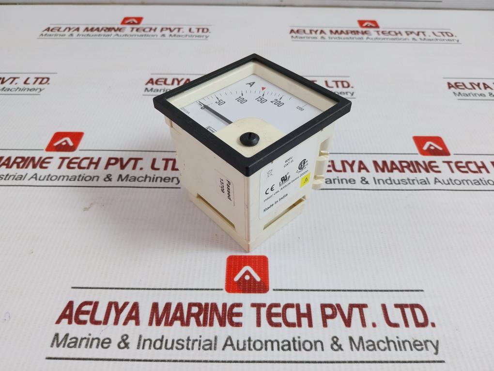Crompton Control Analog Ammeter 600V 50/60 Hz Ip54 Part No E243-026G