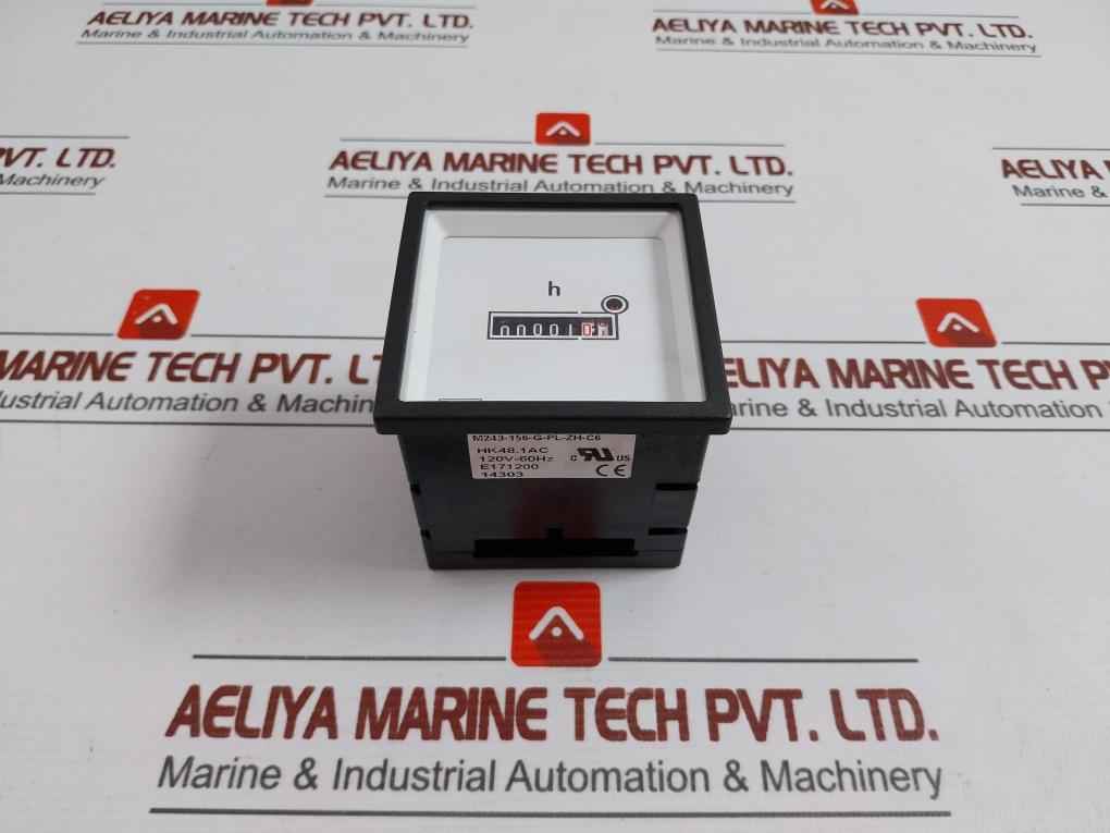 Crompton M243-156-g-pl-zh-c6 Hours Meter 120V-60Hz